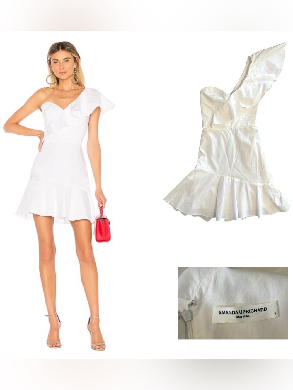 Amanda Uprichard Vanderbilt Ruffle Dress